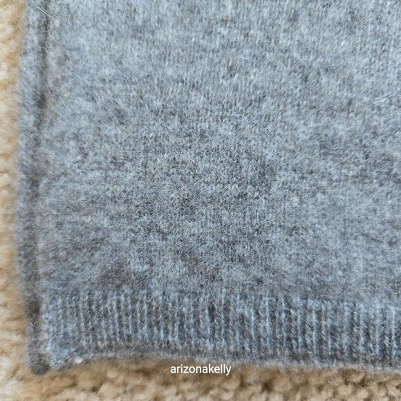 NWOT Zara Cashmere Scarf Grey Wrap Oversized - Picture 5 of 15